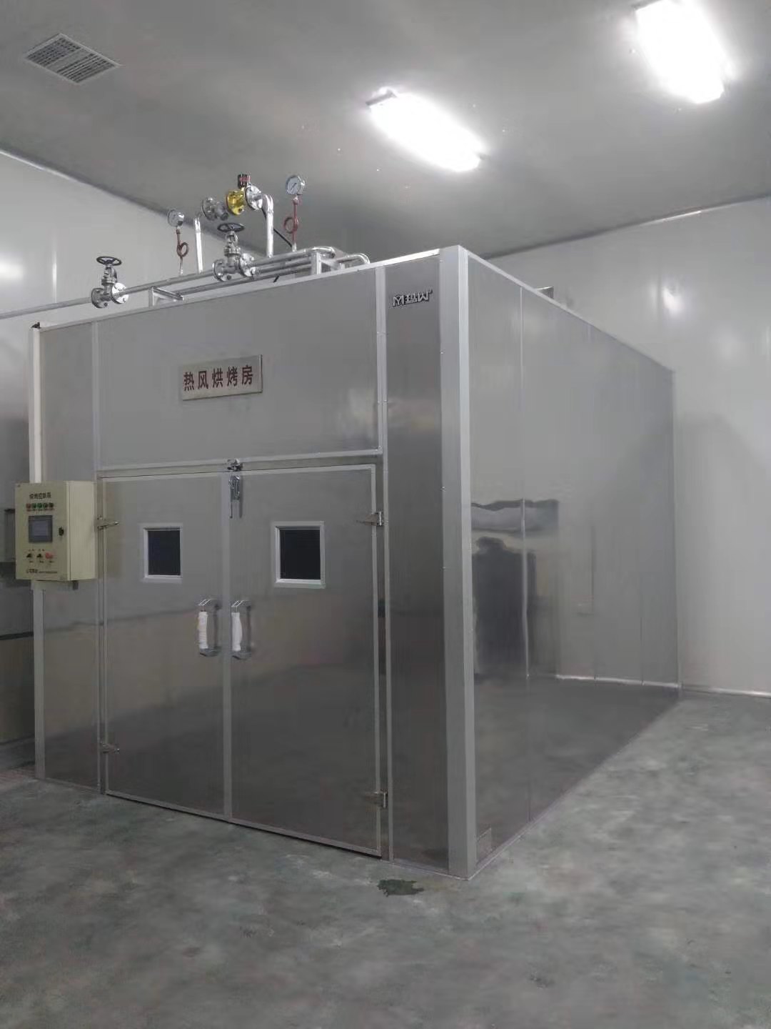 益陽瑪山產(chǎn)業(yè)機械有限公司，湖南益陽螺旋風管廠家，熱風食品烤房